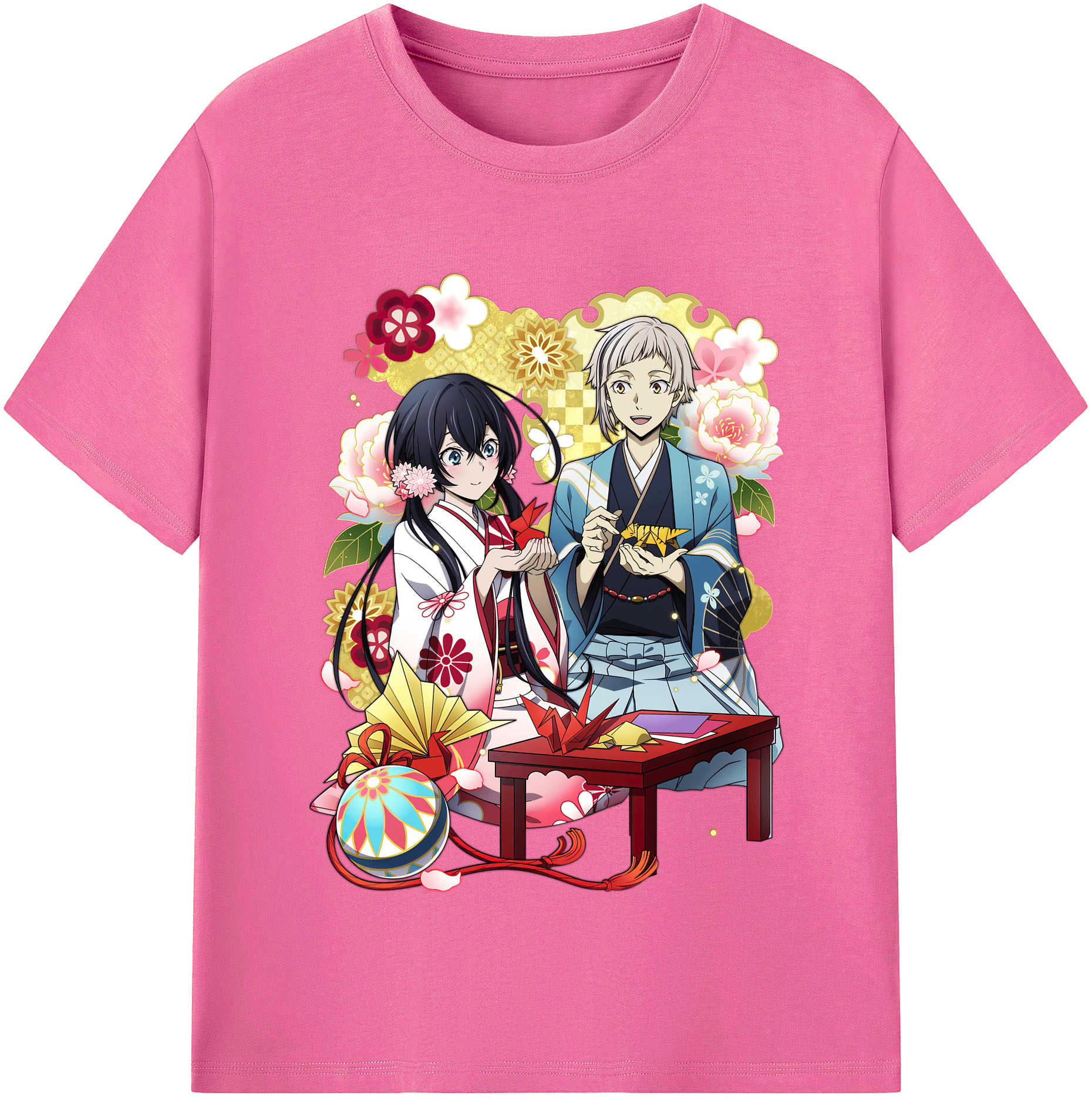 （画像用） 文豪ストレイドッグス Bungo Stray Dogs レディースカジュアルプリントTシャツ（綿100％）